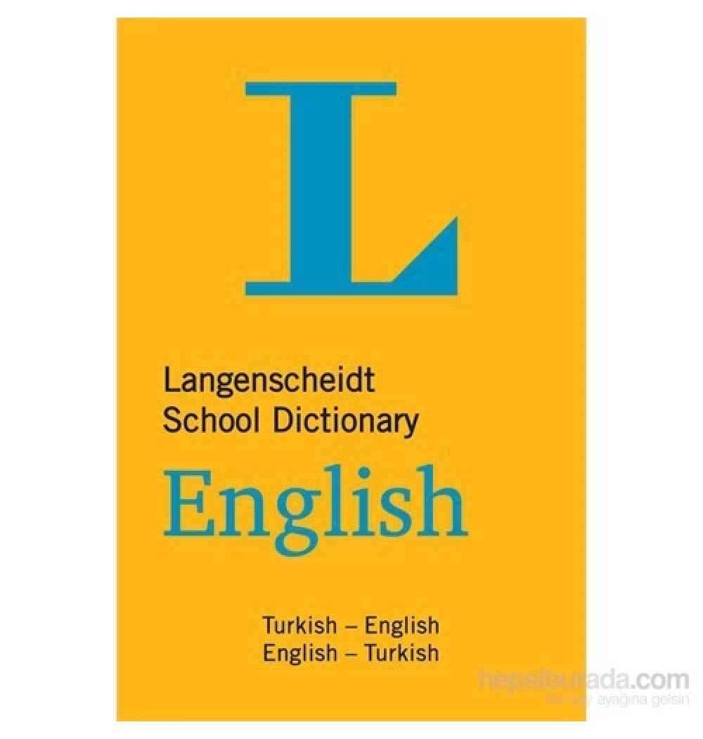 Langenschei̇Dt Scholl Di̇Ct.İ̇Ngi̇Li̇Zce Türkçe Türkçe İngilizce Sözlük