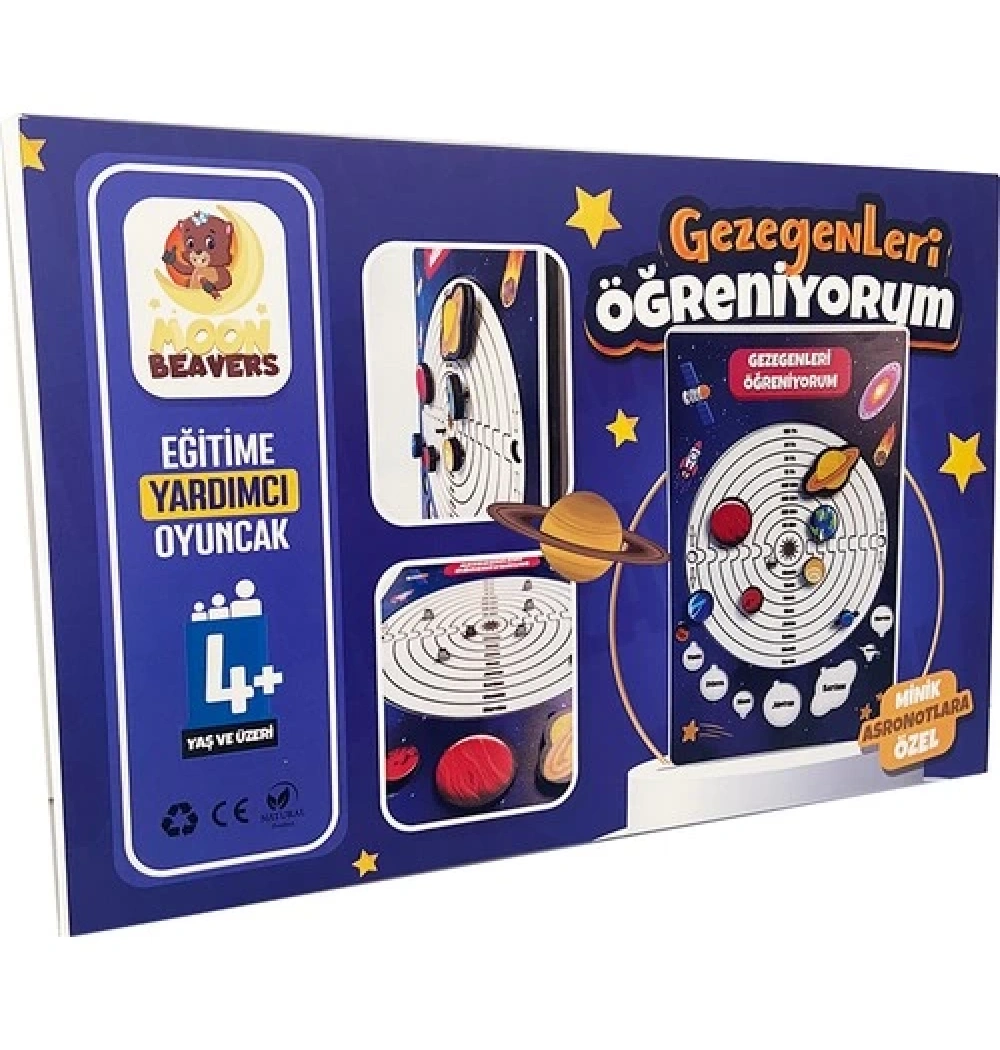 Gezegenleri Öğreniyorum Eğitici Öğretici Geliştirici 4+ Yaş Ve Üzeri Moonbeavers