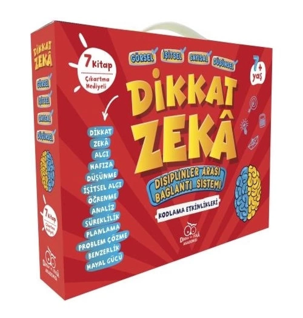 Dikkat Zeka Akademisi 1.Sınıf 7 Yaş Dikkat Zeka Seti