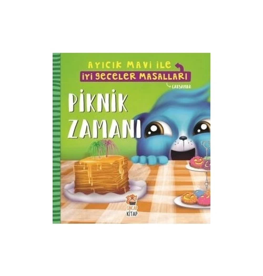 Piknik Zamanı Ayıcık Mavi İle İyi Geceler Masalları Sincap Kitap