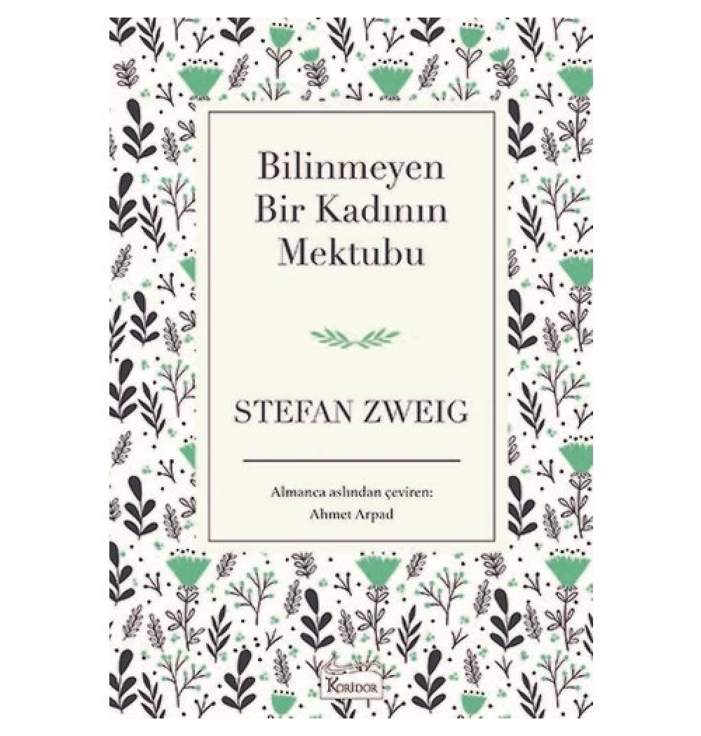 Bilinmeyen Bir Kadının Mektubu Bez Ciltli Koridor