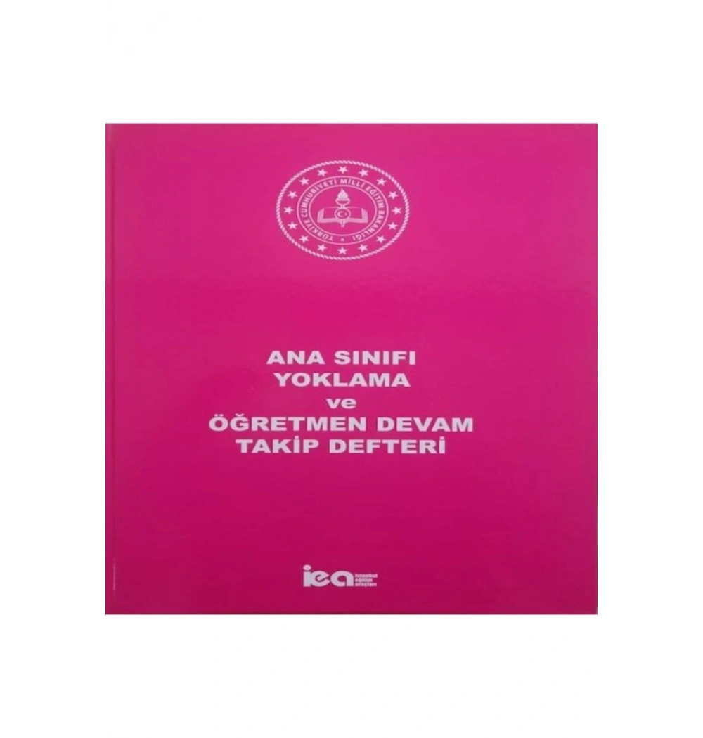 Anasınıfı Yoklama Defteri Sert Kapak Pembe İea
