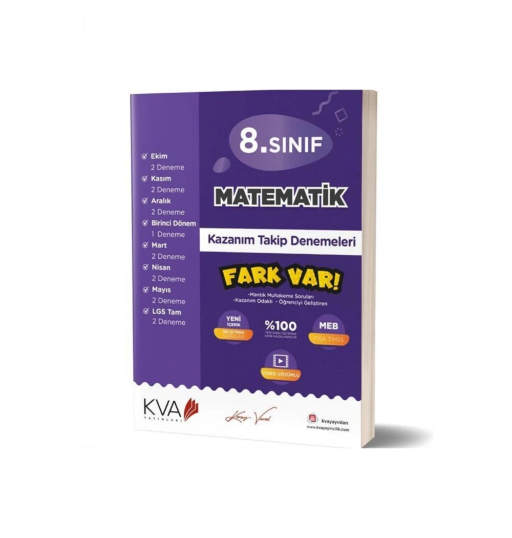 *Kampanya* 8.Sınıf Matematik Kazanım Takip Denemeleri  Koray Varol Akademi