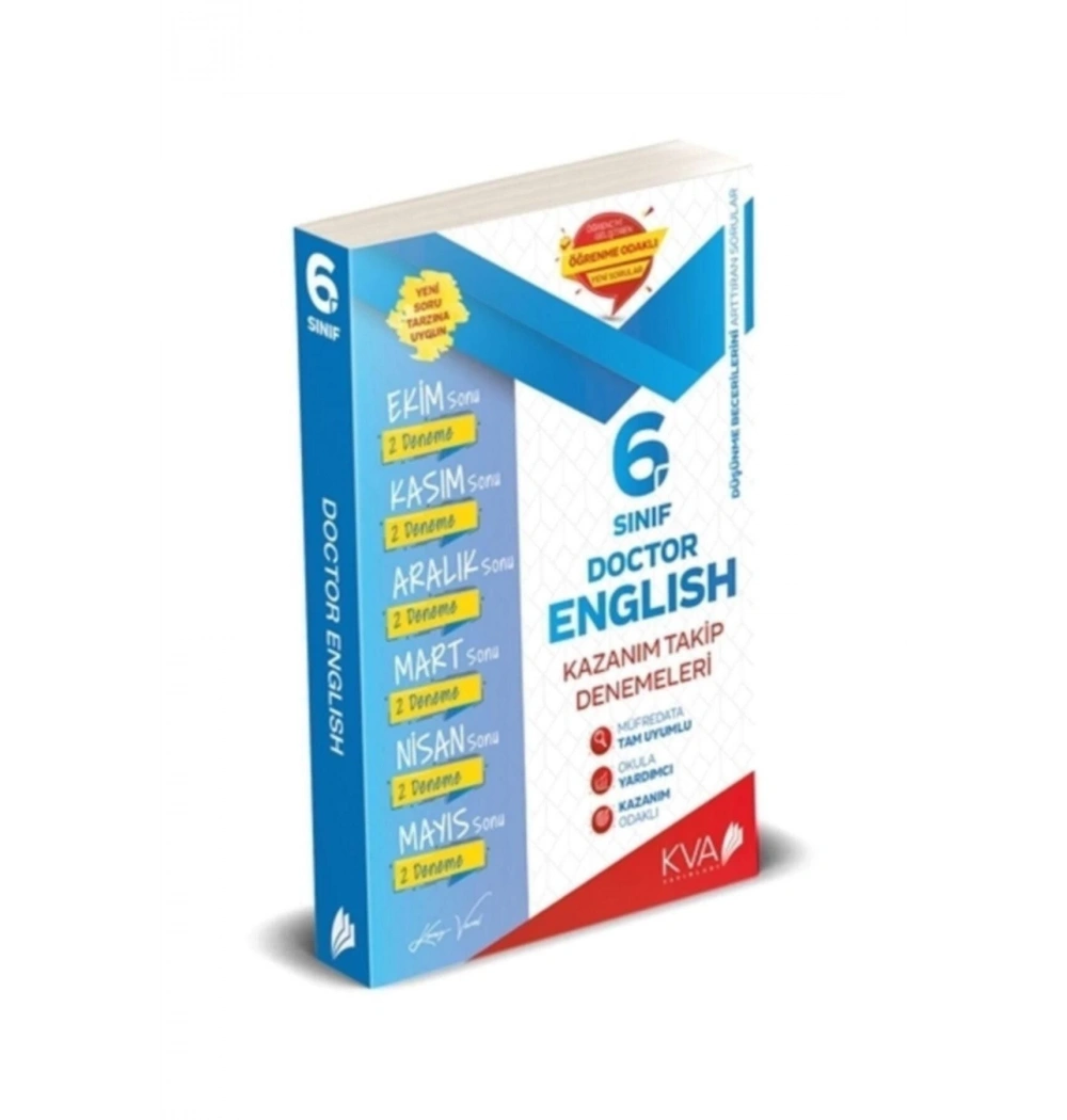 Kva 6.Sınıf İngilizce Kazanım Takip Denemeleri Koray Varol Akademi