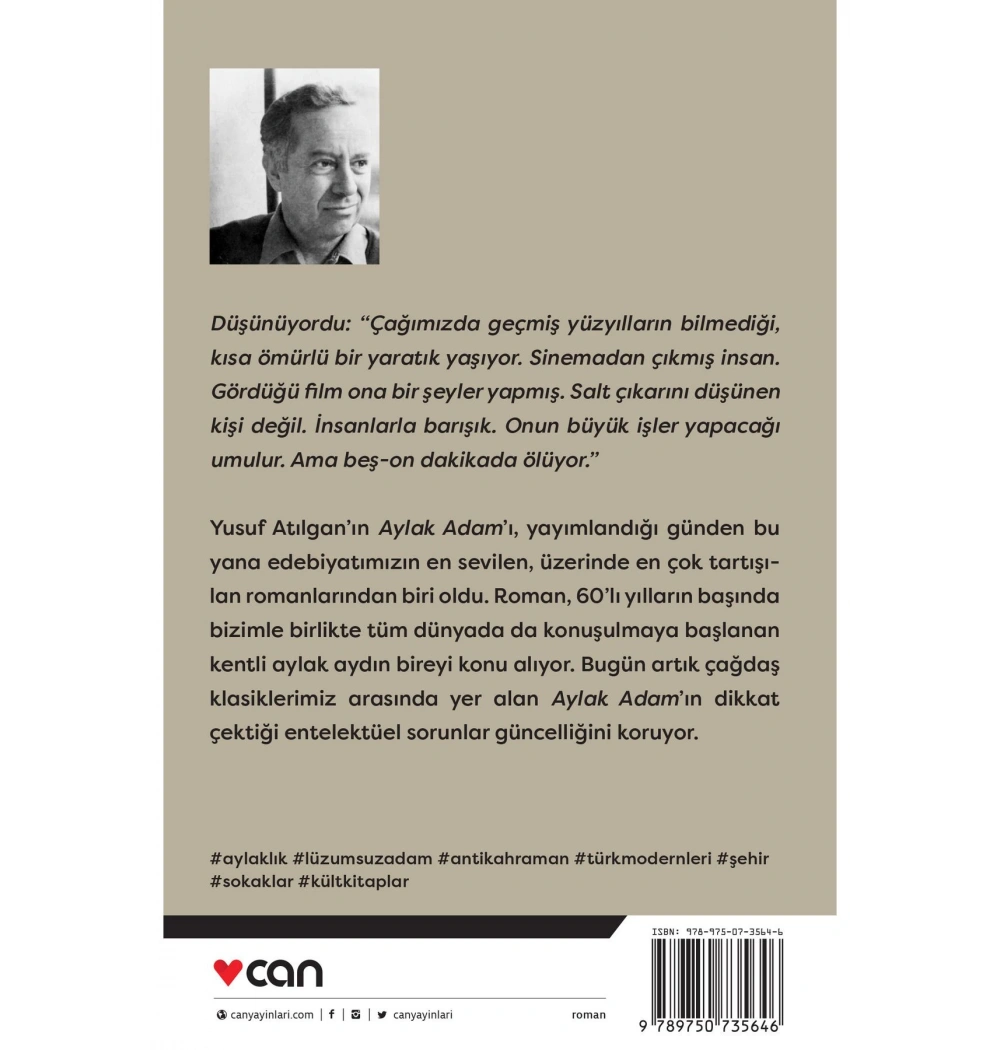 Aylak Adam Yusuf Atılgan Can Yayın