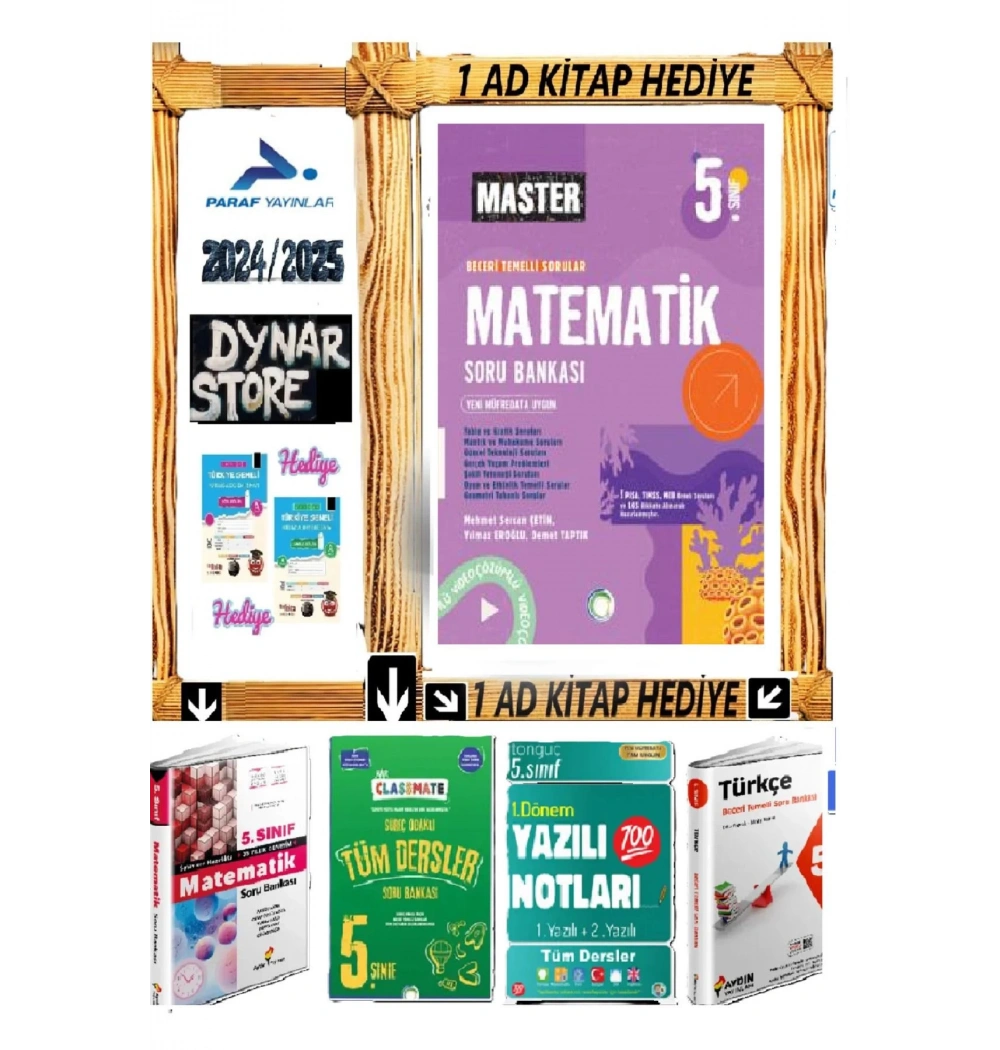 Okyanus 5.Sınıf Matematik Soru Bankası Master