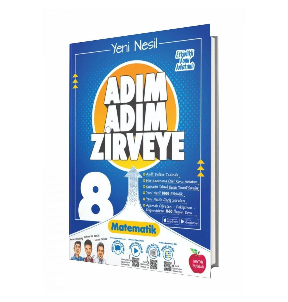 Newton 8.Sınıf Adım Adım Matematik Soru Bankası
