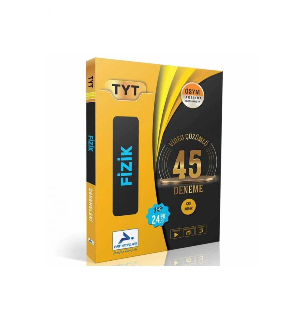 Paraf Tyt Fizik 45 Çözümlü Deneme