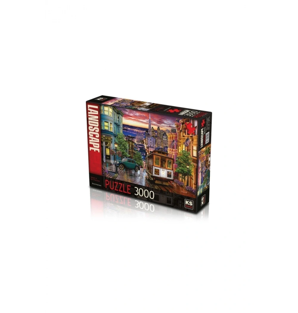 Ks Games Puzzle 3000 Sunset İn Sun Francısco