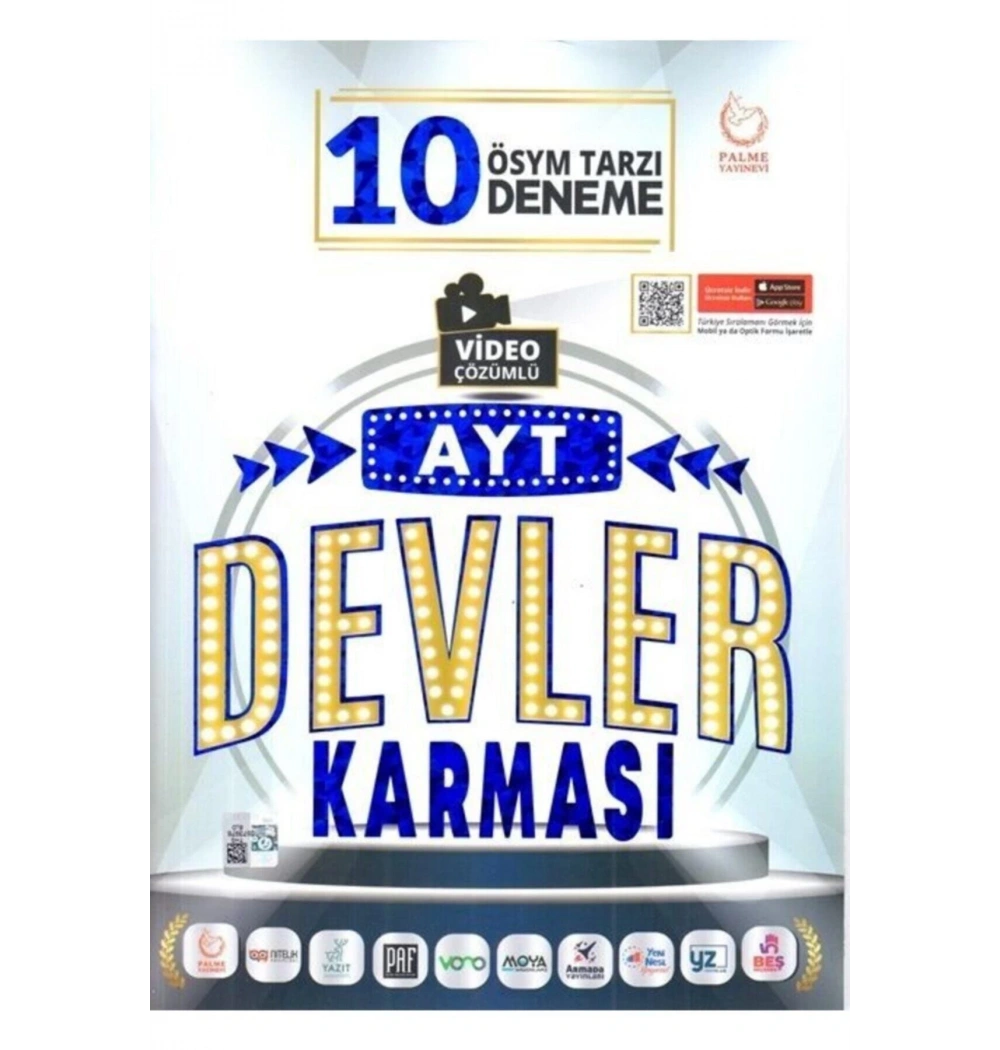 Palme Yks Ayt Devler Karmasi 10 Deneme Video Çözümlü