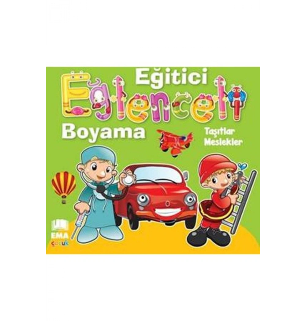 Eğitici Eğlenceli Boyama Taşıtlar  Ema