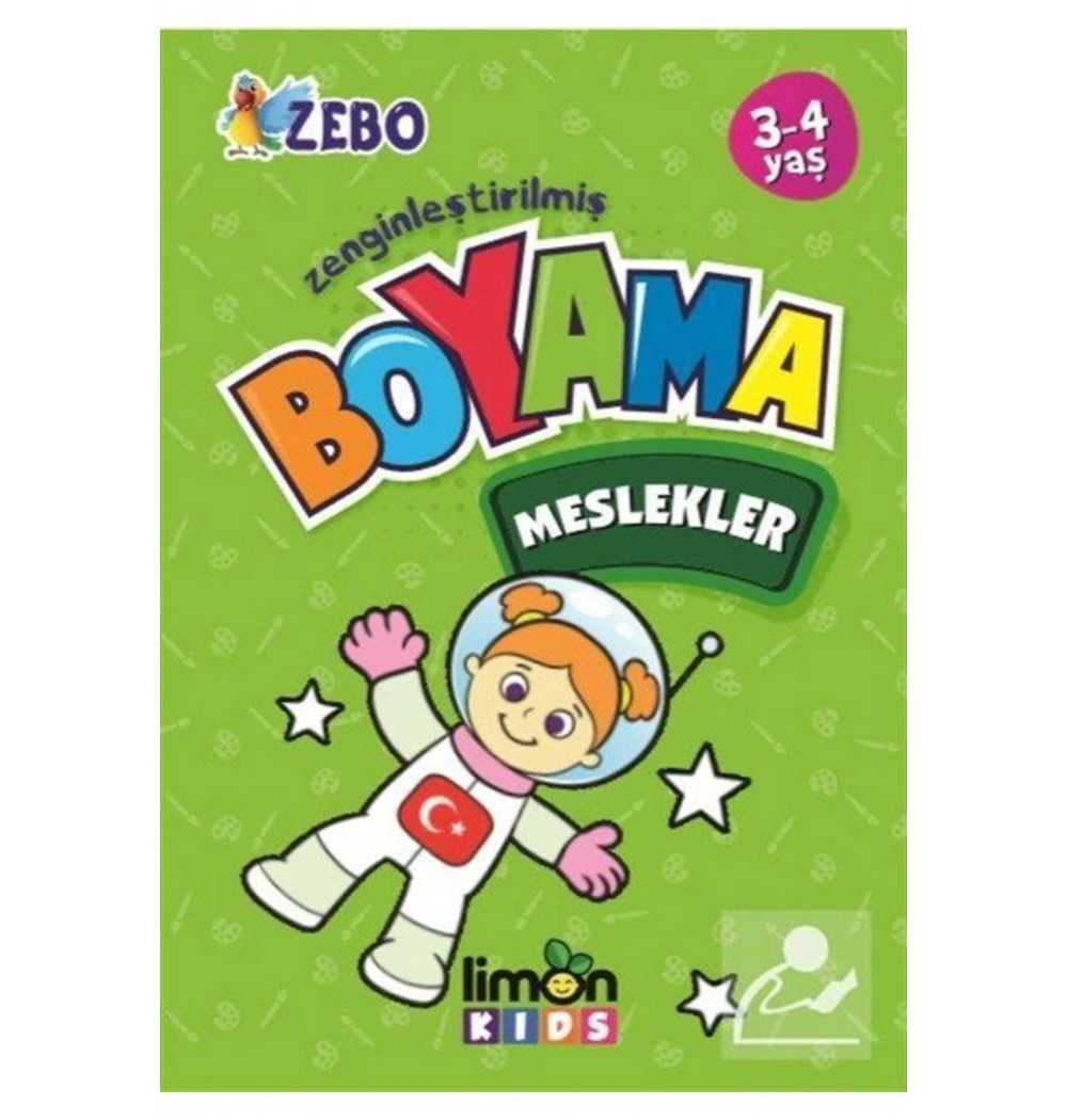 Zebo Boyama Meslekler Limon Kids