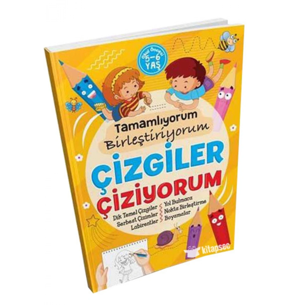 Tamamlıyorum Birleştiriyorum Çizgiler Çiziyorum Ema Çocuk