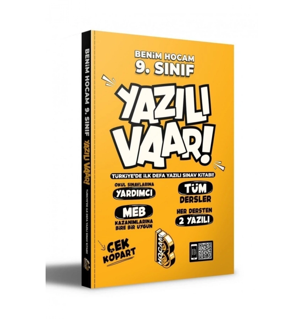 9.Sınıf Yazılı Vaar Tüm Dersler Benim Hocam