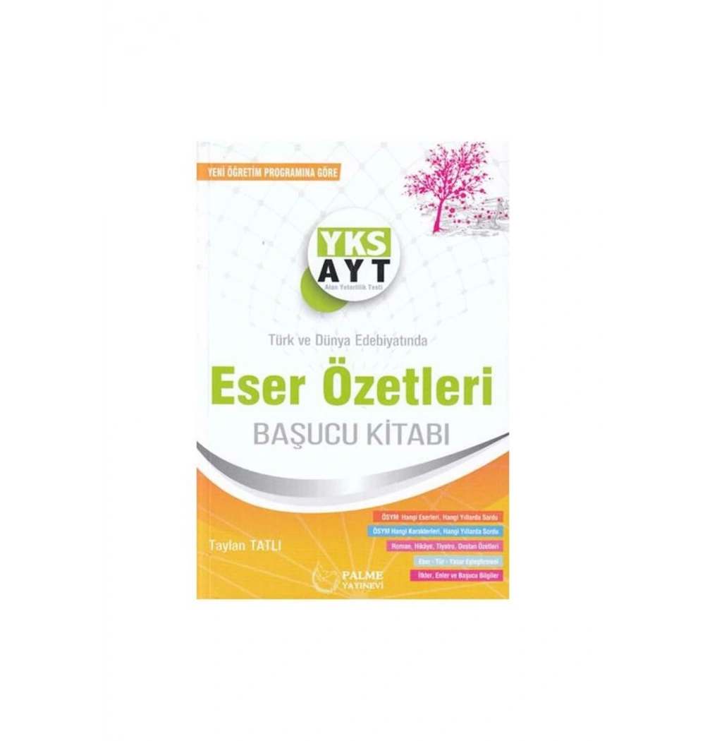 Palme Yks Ayt Türk Dünya Edebiyatindan Eser Özetleri Başucu Kitabı