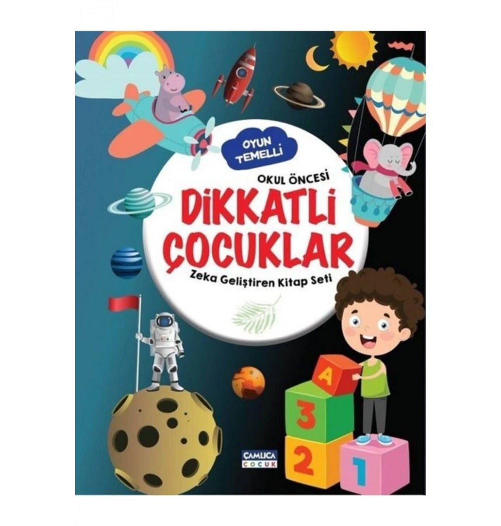 Okul Öncesi Dikkatli Çocuklar Zeka Geliştiren Kitap Seti Çamlıca Çocuk