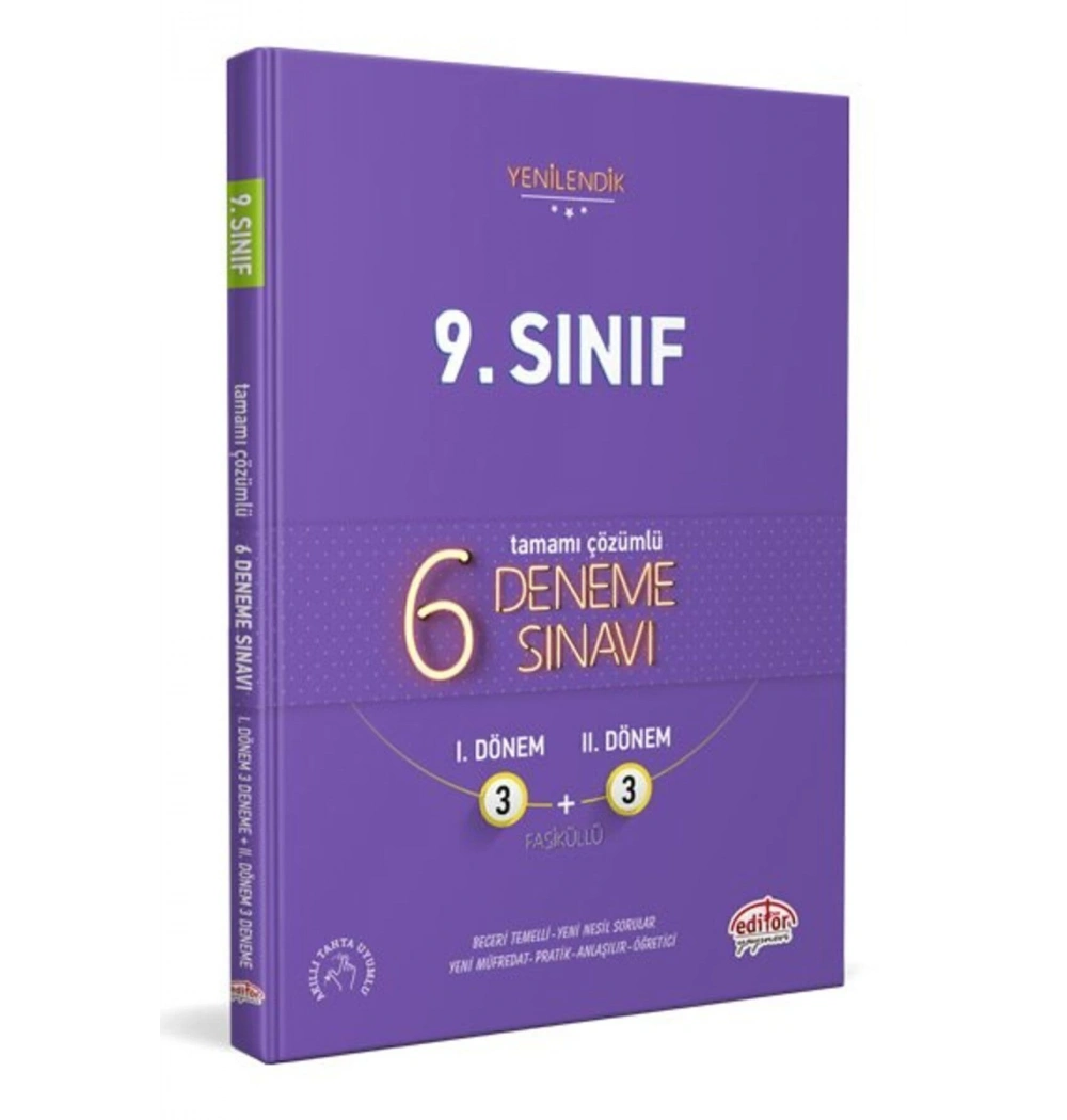 *Kampanya* Editör 9.Sınıf 6 Fasikül Deneme Sınavı