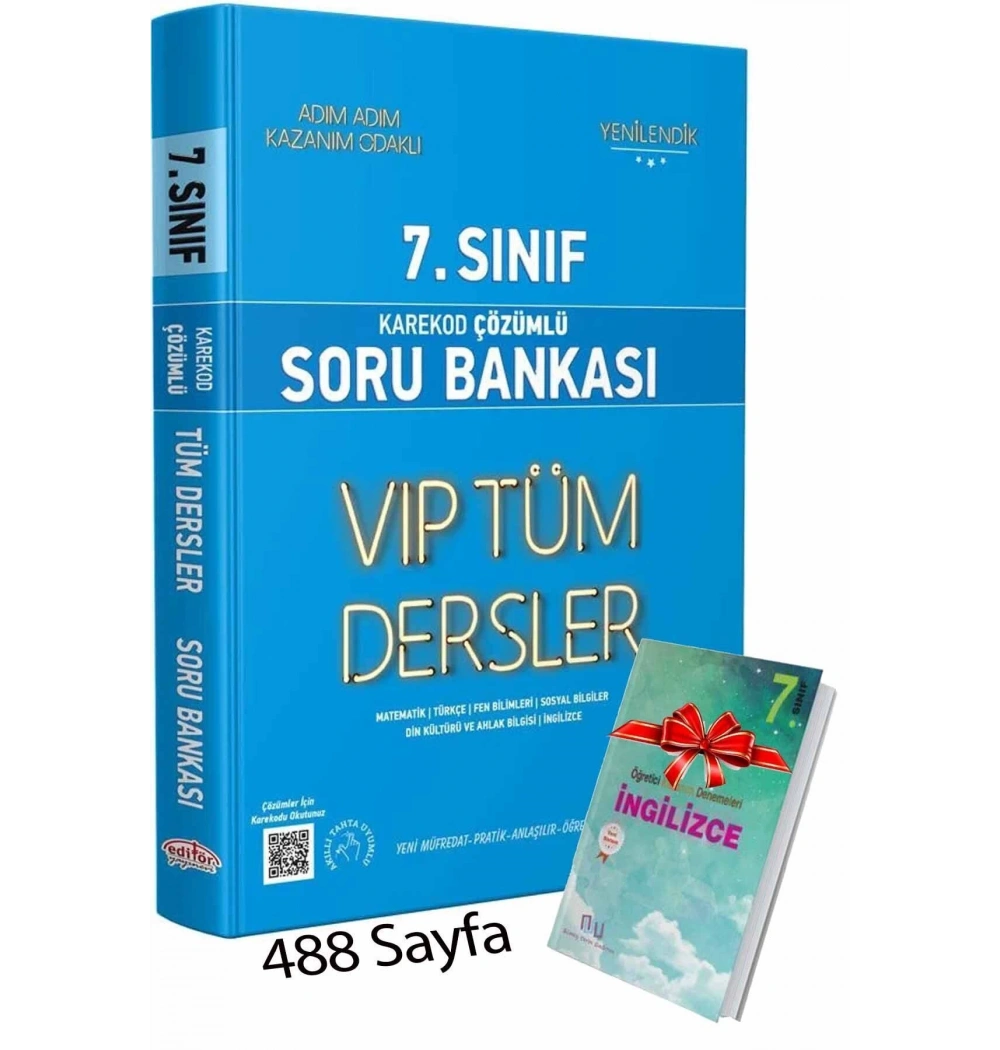 Editör 7.Sınıf Tüm Dersler Soru Bankası Kırmızı Kitap