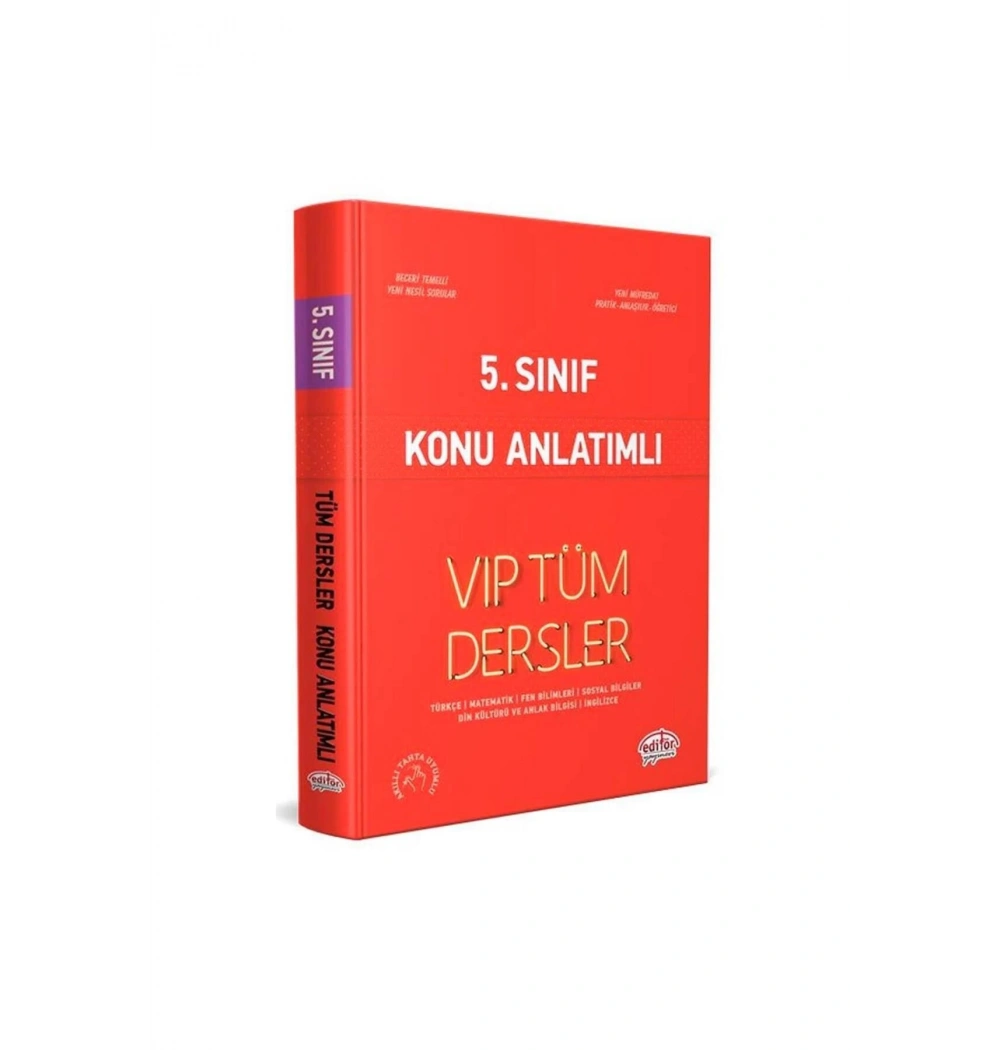 Editör 5.Sınıf Vip Tüm Dersler Konu Anlatımlı