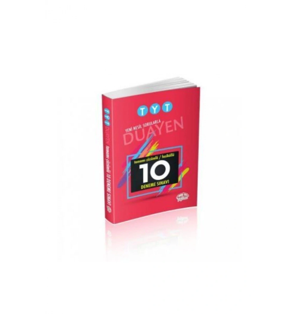 Editör Tyt Duayen Çözümlü 10 Deneme Sınavı