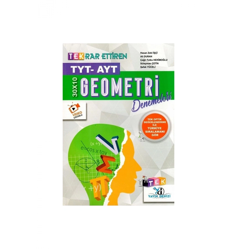 Tyt Ayt 30X10 Geometri Denemeleri Yayındenizi