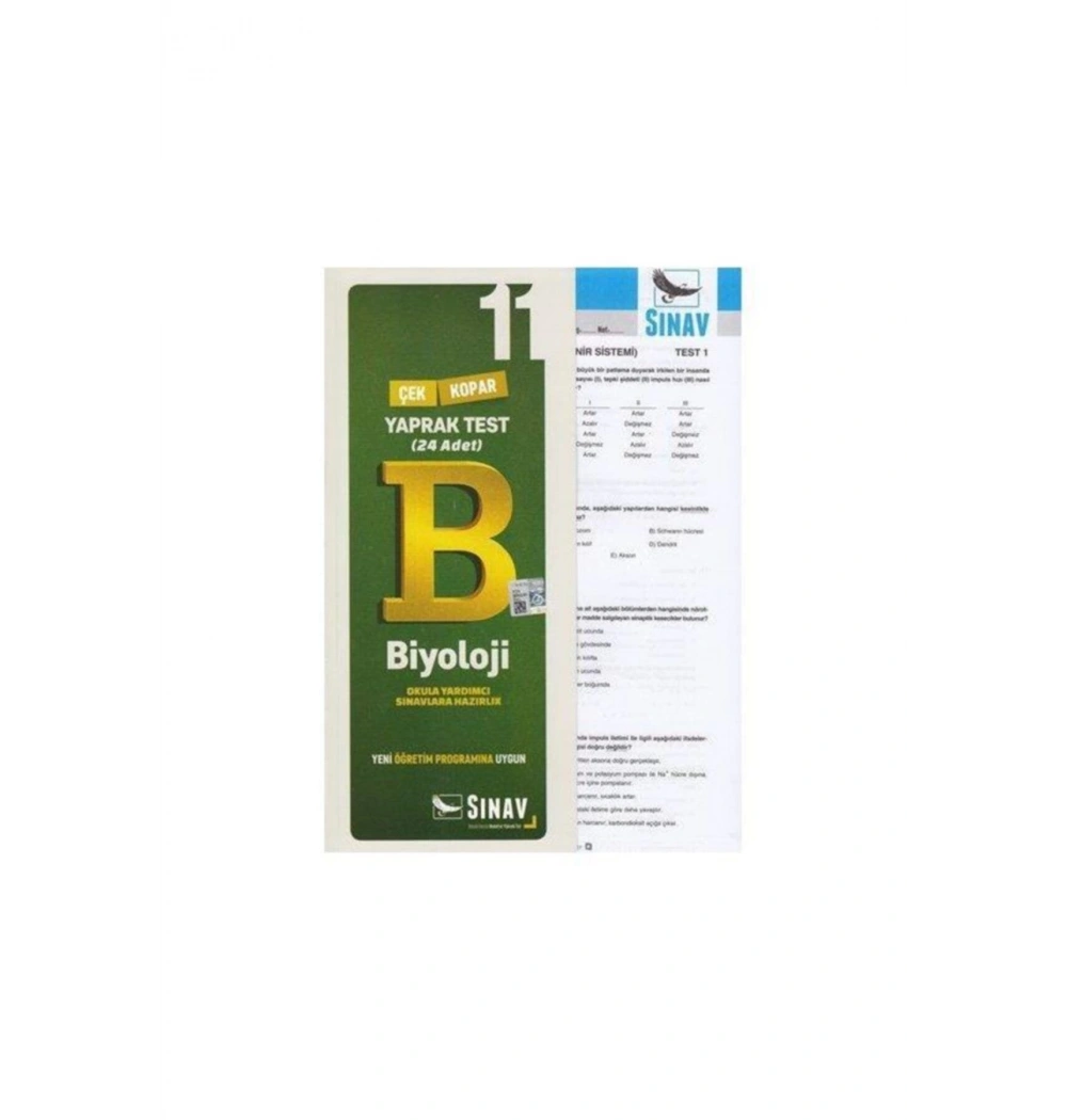 Sınav 11.Sınıf Biyoloji Yaprak Test