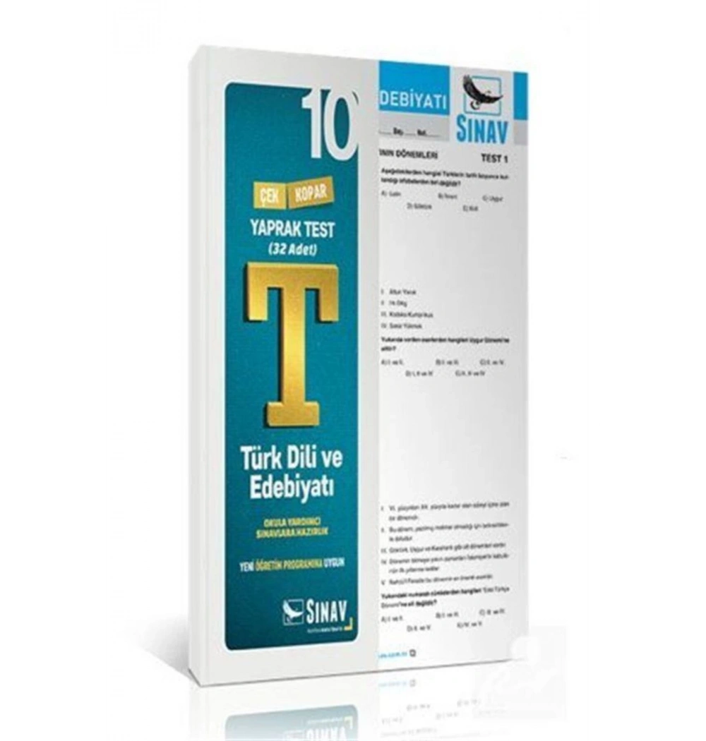 10.Sınıf Türk Dili Edebiyatı Yaprak Test   Sınav