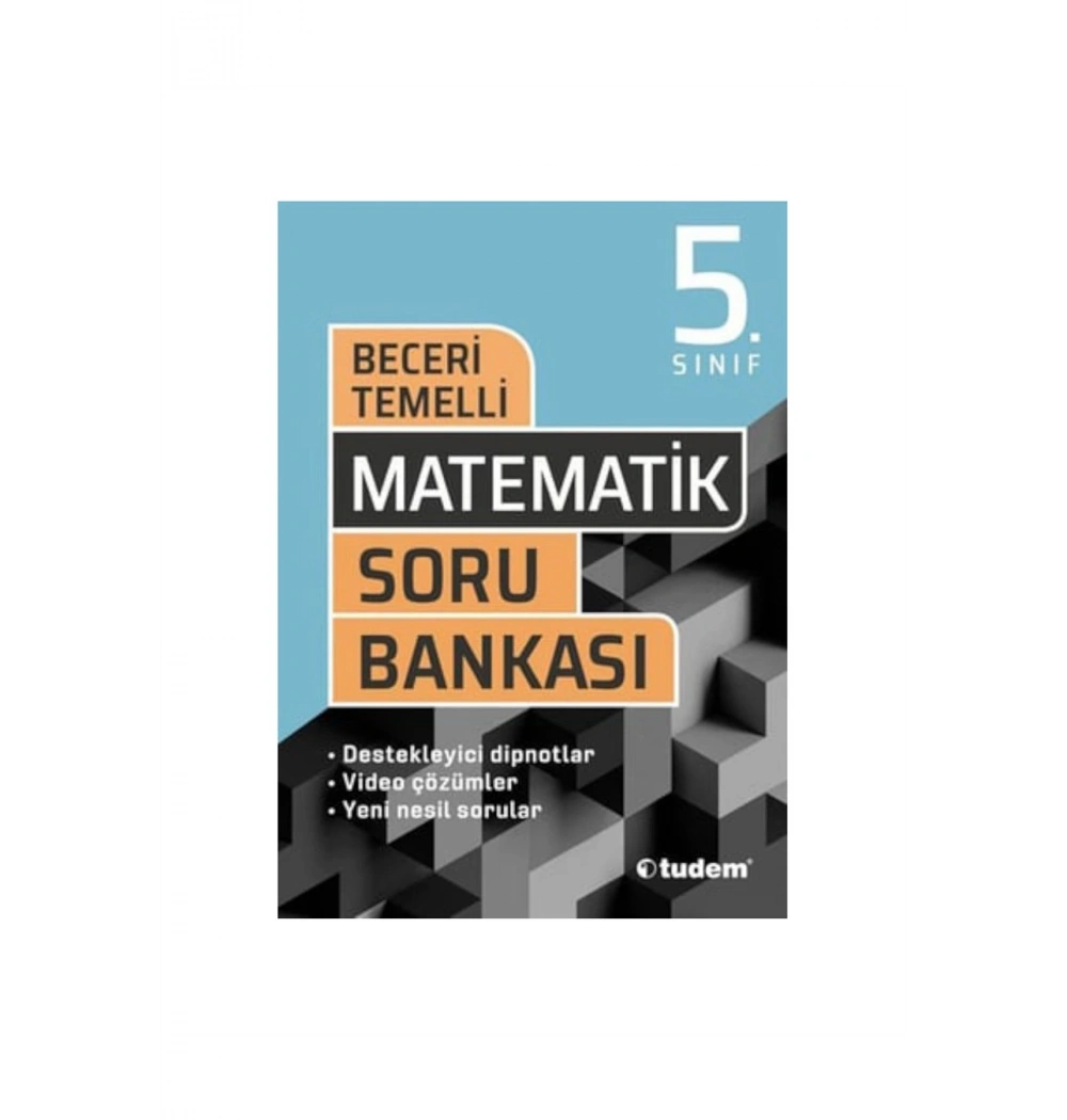 Tudem 5.Sınıf Matematik Soru Bankası Beceri Temelli