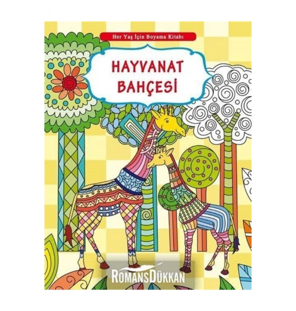 Her Yaş İçin Boyama Kitabı Hayvanat Bahçesi