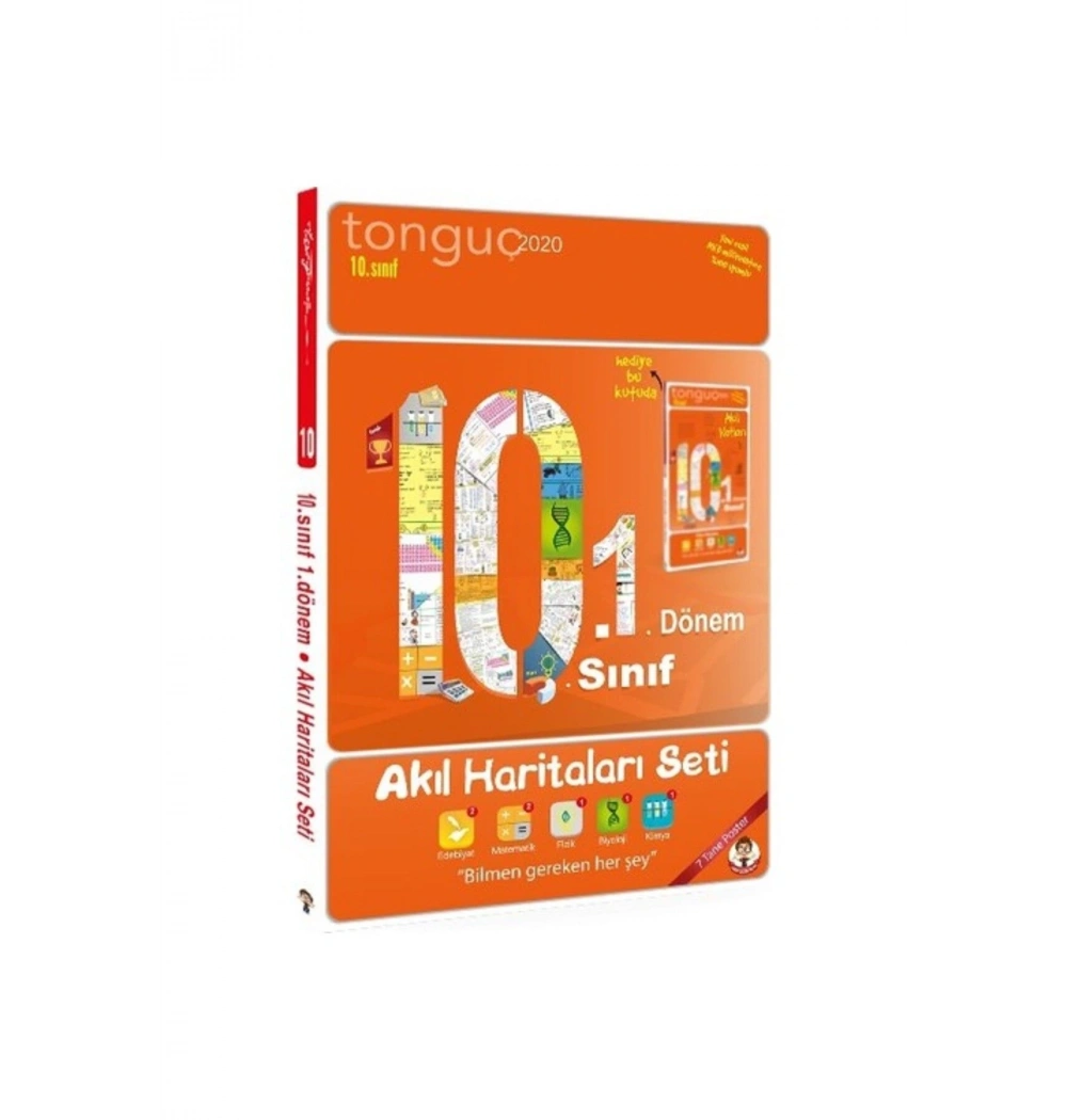 Tonguç 10.Sınıf 1.Dönem Akıl Haritaları Seti