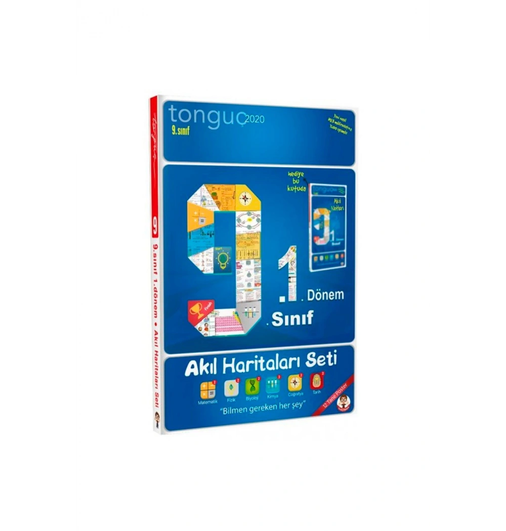 Tonguç 9.Sınıf 1.Dönem Akıl Haritaları Seti