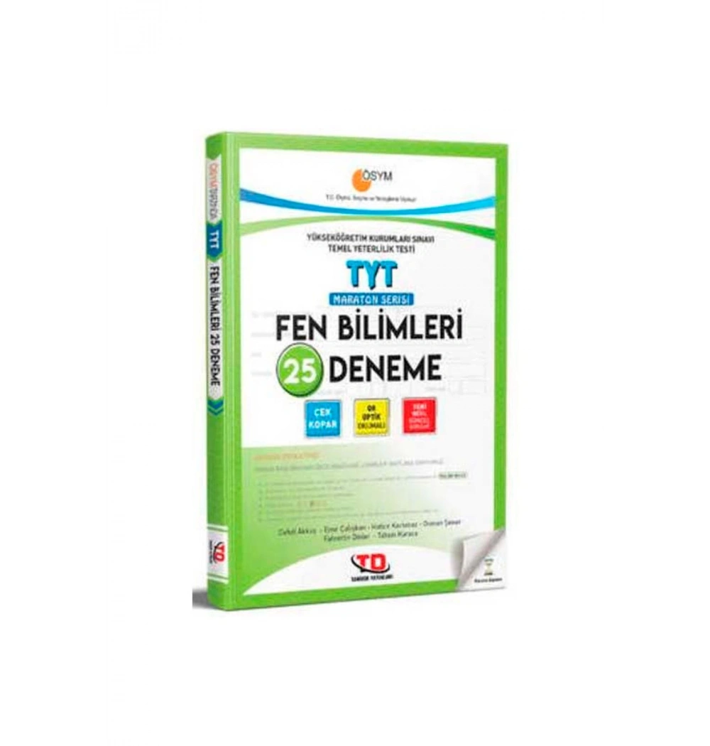 Tyt Fen Bilimleri 25 Deneme Tandem Yayınları
