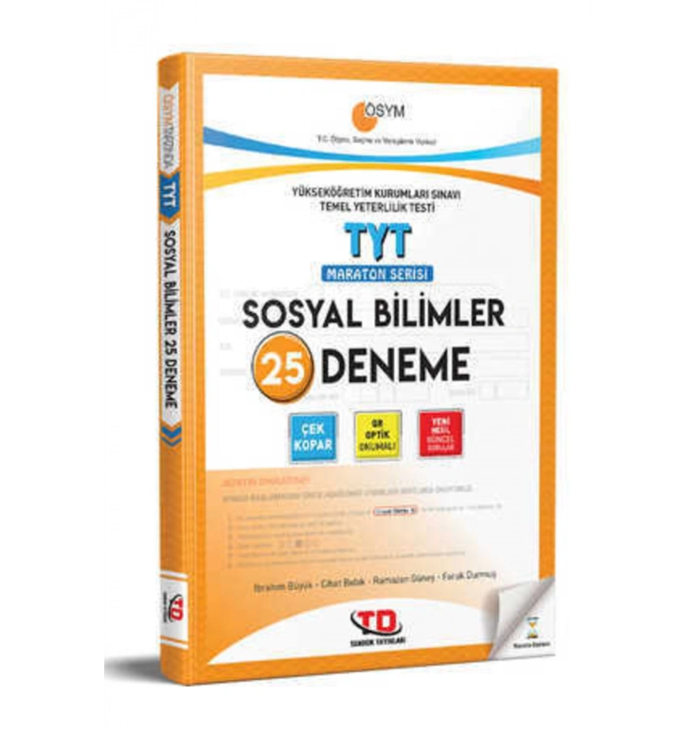 Tyt Sosyal Bilimler 25 Deneme Tandem Yayınları