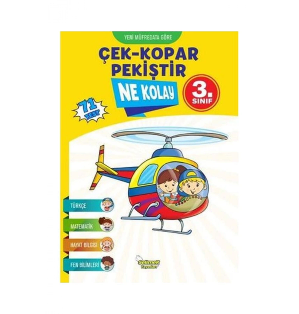 3.Sınıf Çek Kopar Pekiştir Ne Kolay Yaprak Test   Selimer