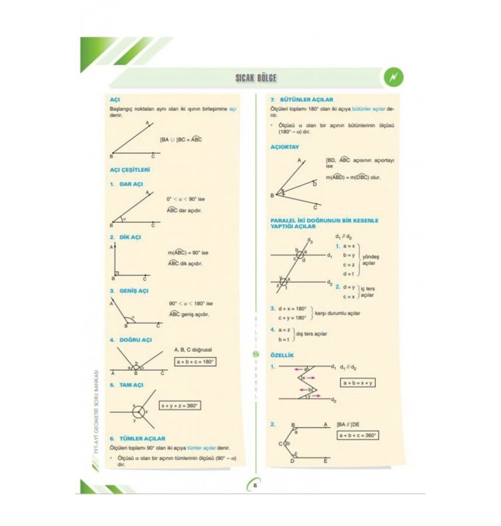Tyt Ayt Geometri Soru Bankası Bilgi Sarmalı