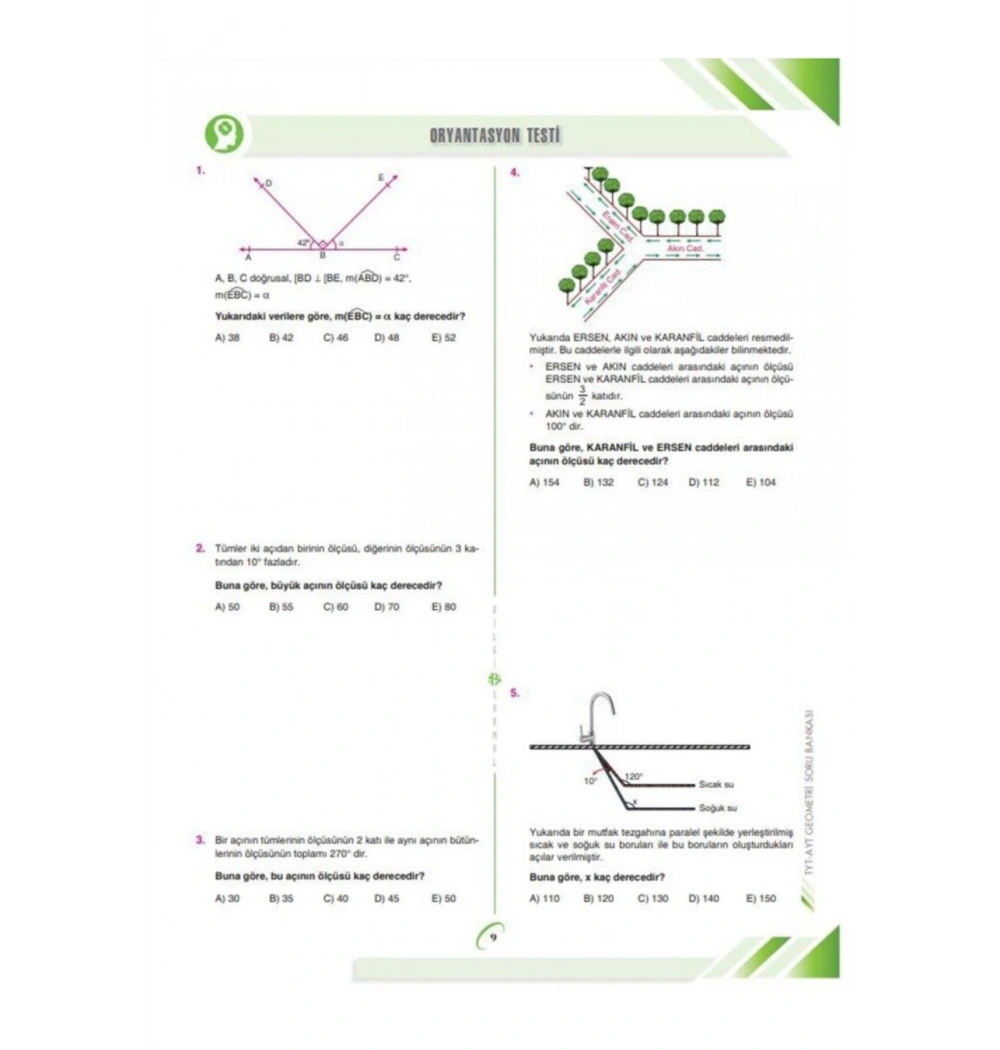 Tyt Ayt Geometri Soru Bankası Bilgi Sarmalı