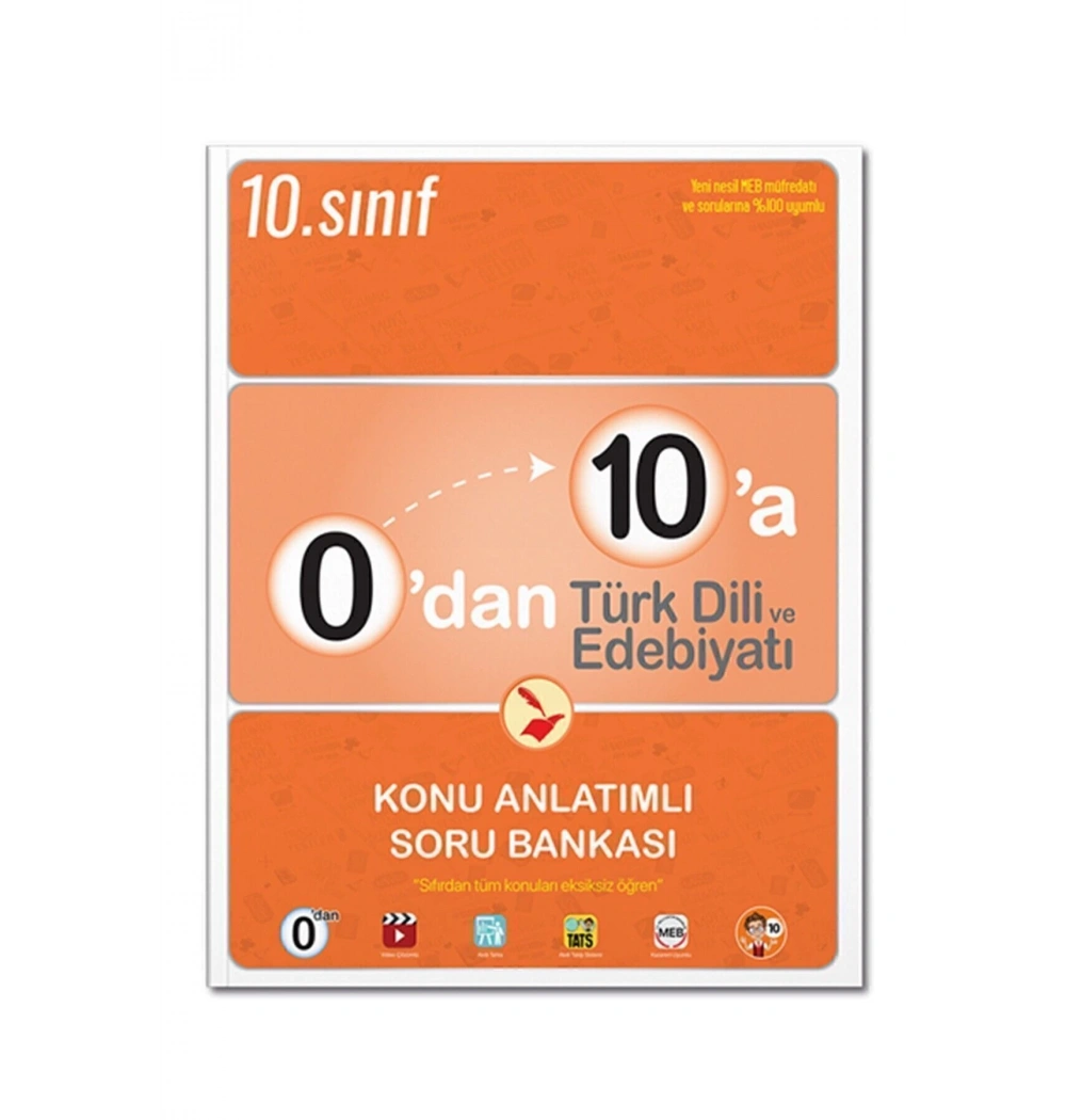 Tonguç 0 Dan 10 A Türk Dili Edebiyatı Konu Anlatım Soru Bankası