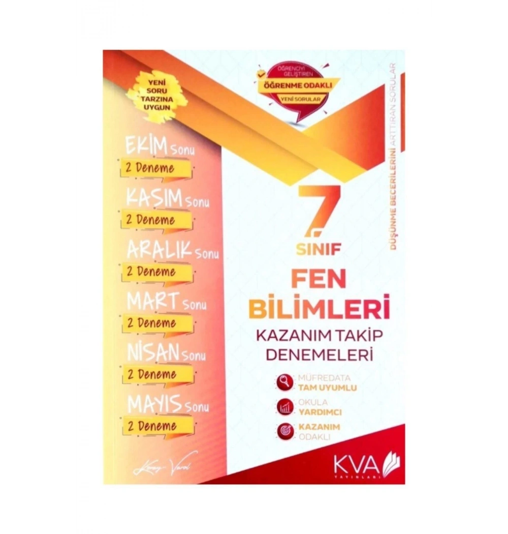 7.Sınıf Fen Bilimleri Kazanım Takip Denemeleri Ka