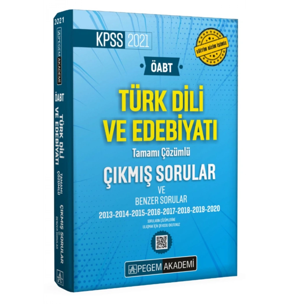 Pegem 2021 Öabt Türk Edebiyatı 2013-2020 Çıkmış Sorular Cep Boy