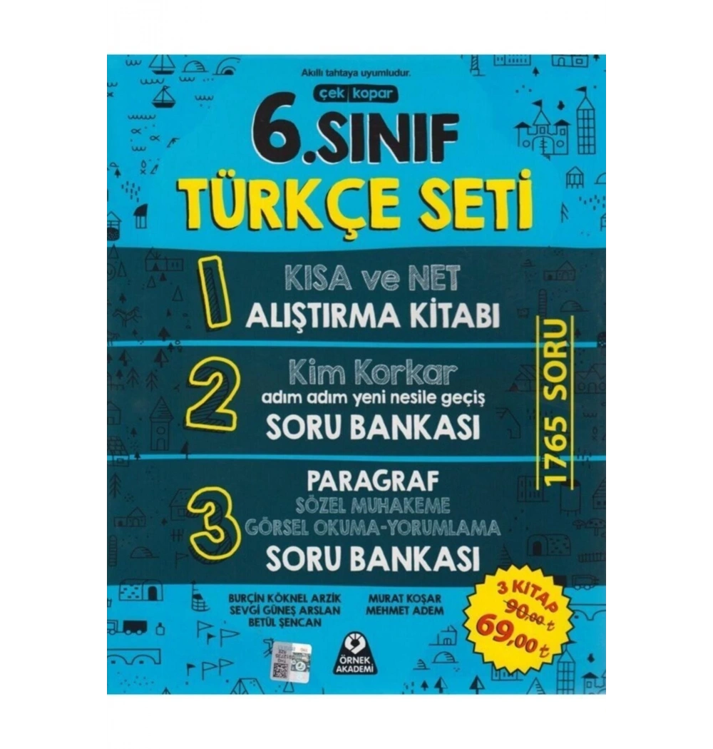 6.Sınıf Türkçe Seti Örnek Akademi