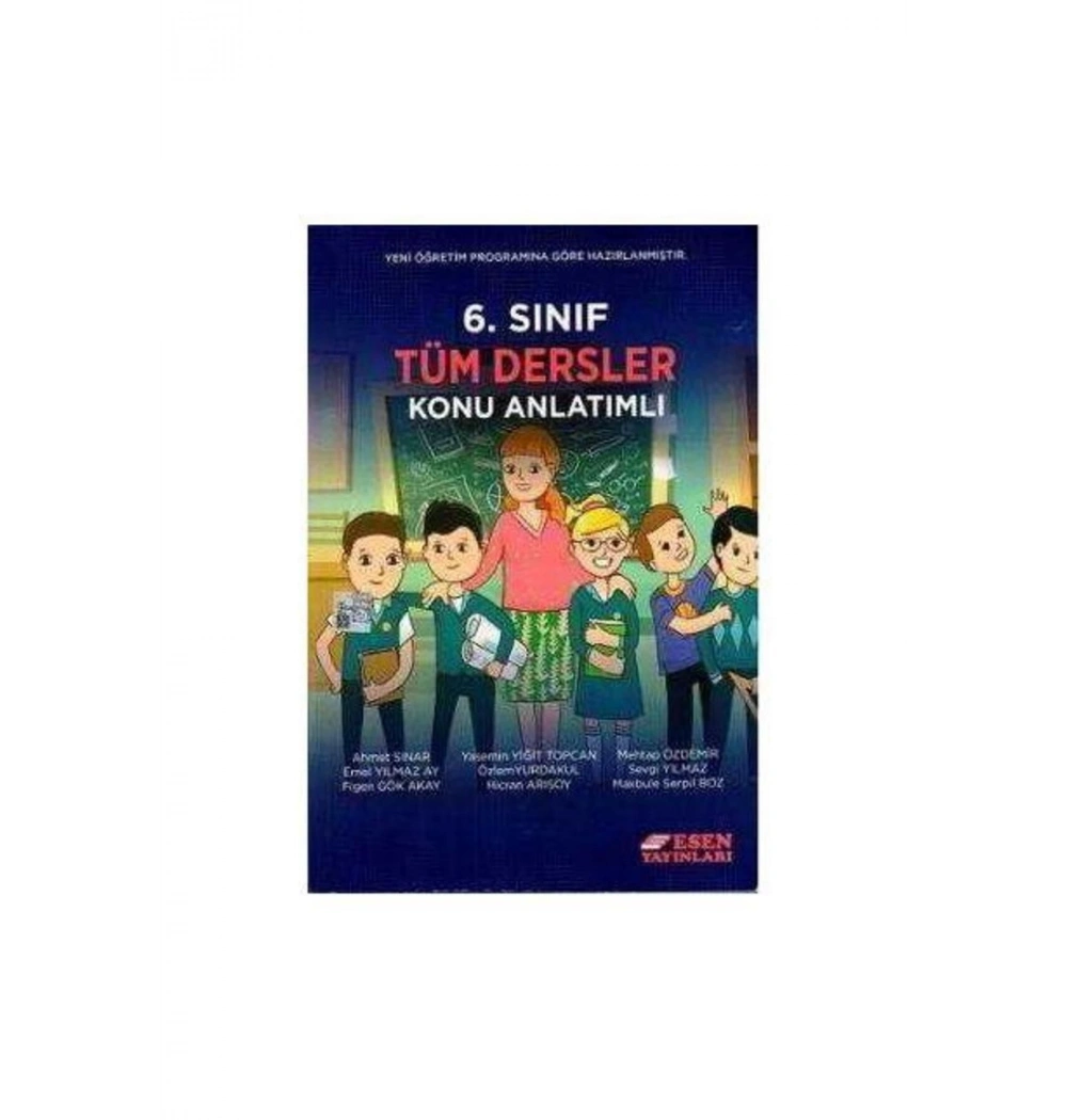 Esen 6.Sınıf Tüm Dersler Konu Anlatımlı