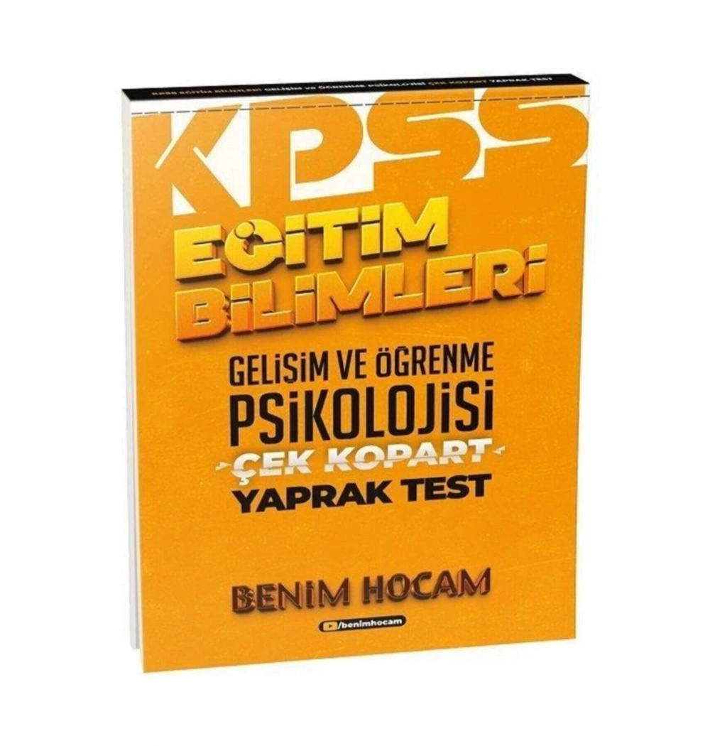 Kpss Eğitim Bilimleri Gelişim Öğrenme Psikolojisi Yaprak Test Benim Hocam