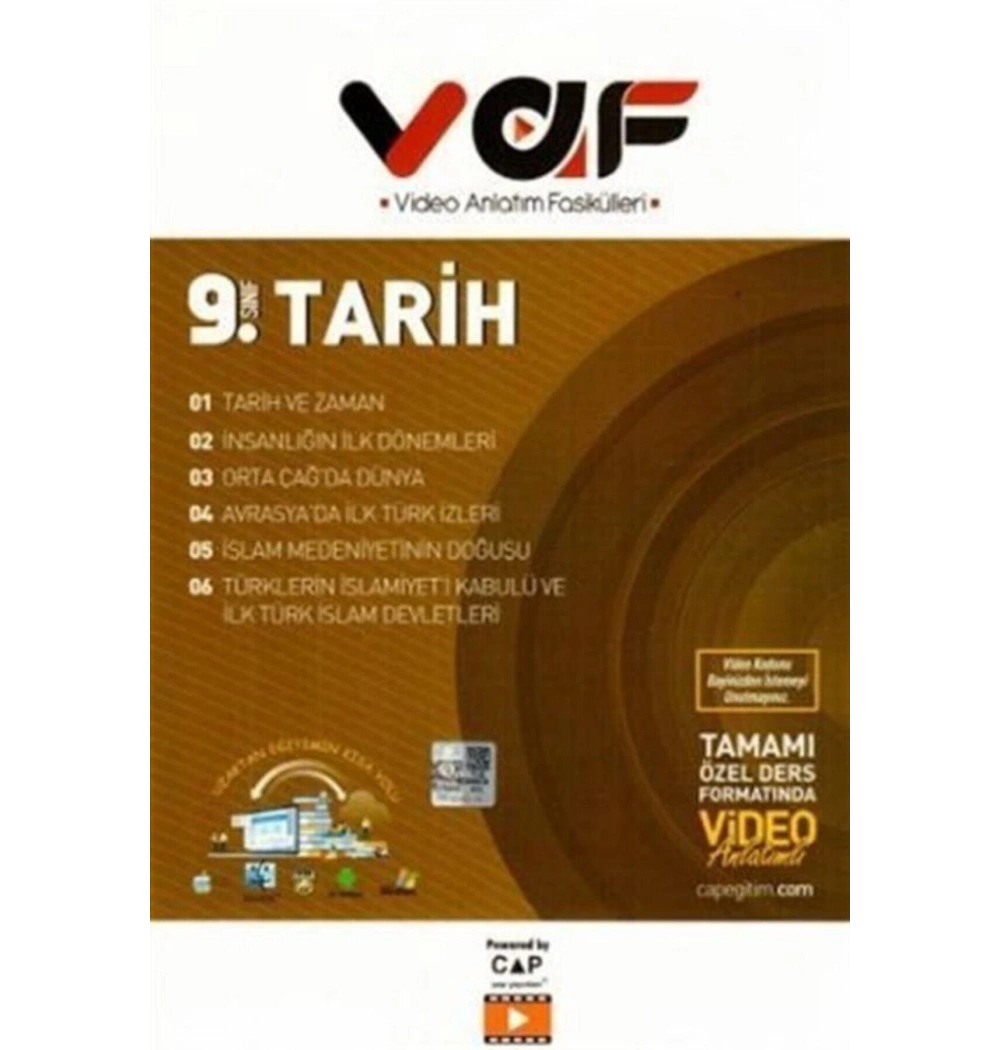 *Kampanya* Çap 9.Sınıf Tarih Video Anlatım Fasikülleri