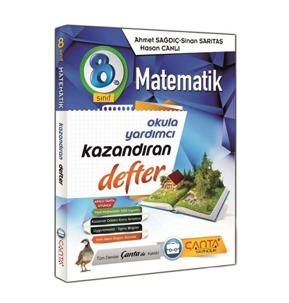 Çanta 8.Sınıf Matematik Kazandıran Defter