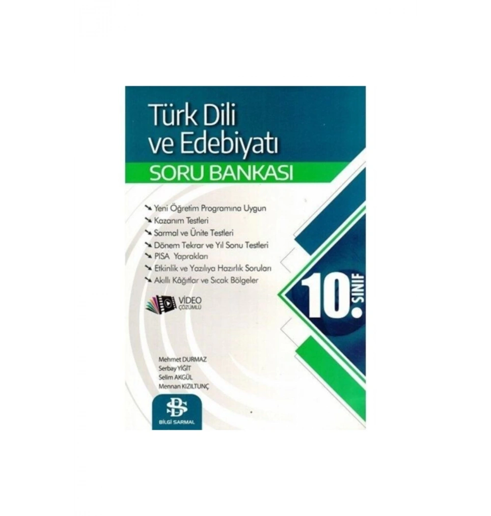 10.Sınıf Türk Dili Edebiyatı Soru Bankası Bilgi Sarmalı