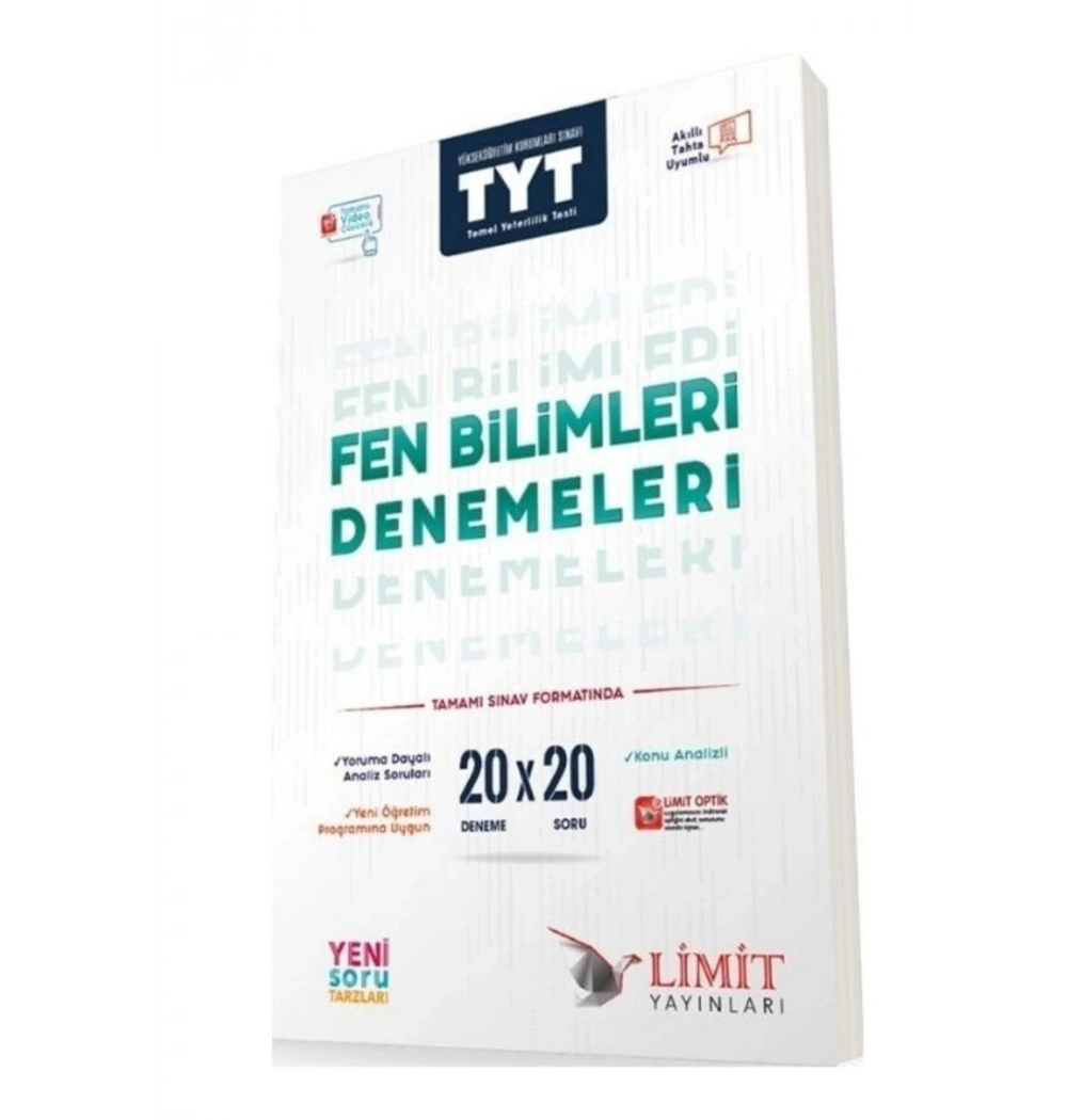 Limit Tyt Fen Bilimleri 20X20 Denemeleri