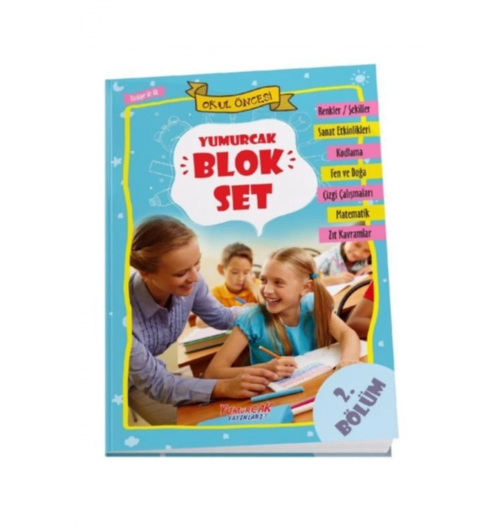 Okul Öncesi Yumurcak Blok Set 2 Kitap Yumurcak Yayın