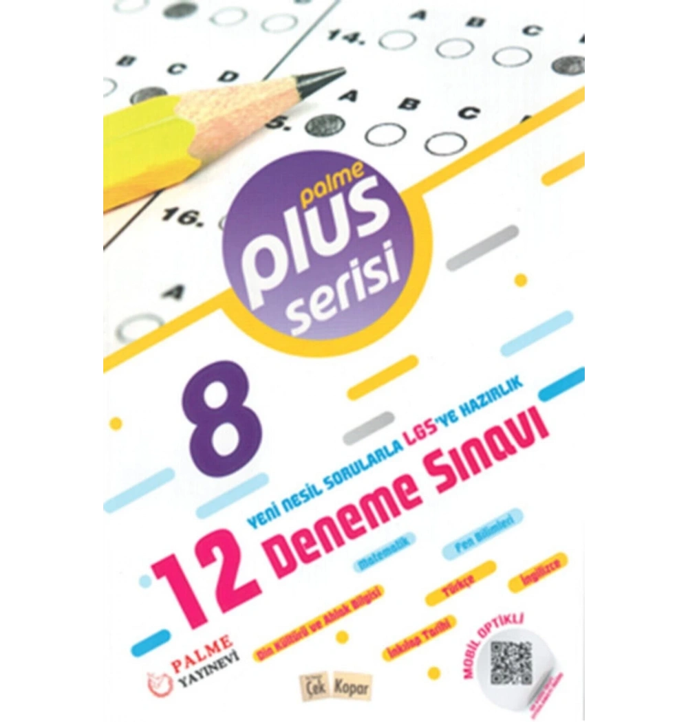Palme 8.Sınıf Plus 12 Deneme Sinavi