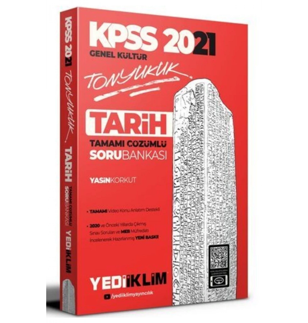 Kpss 2021 Tonyukuk Tarih Çözümlü Soru Bankası Yediiklim