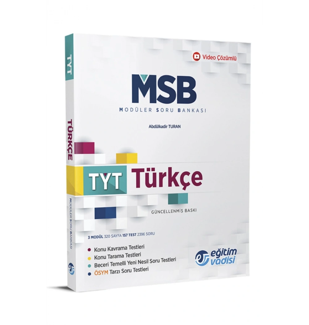 Tyt Türkçe Modüler Soru Bankası Eğitim Vadisi